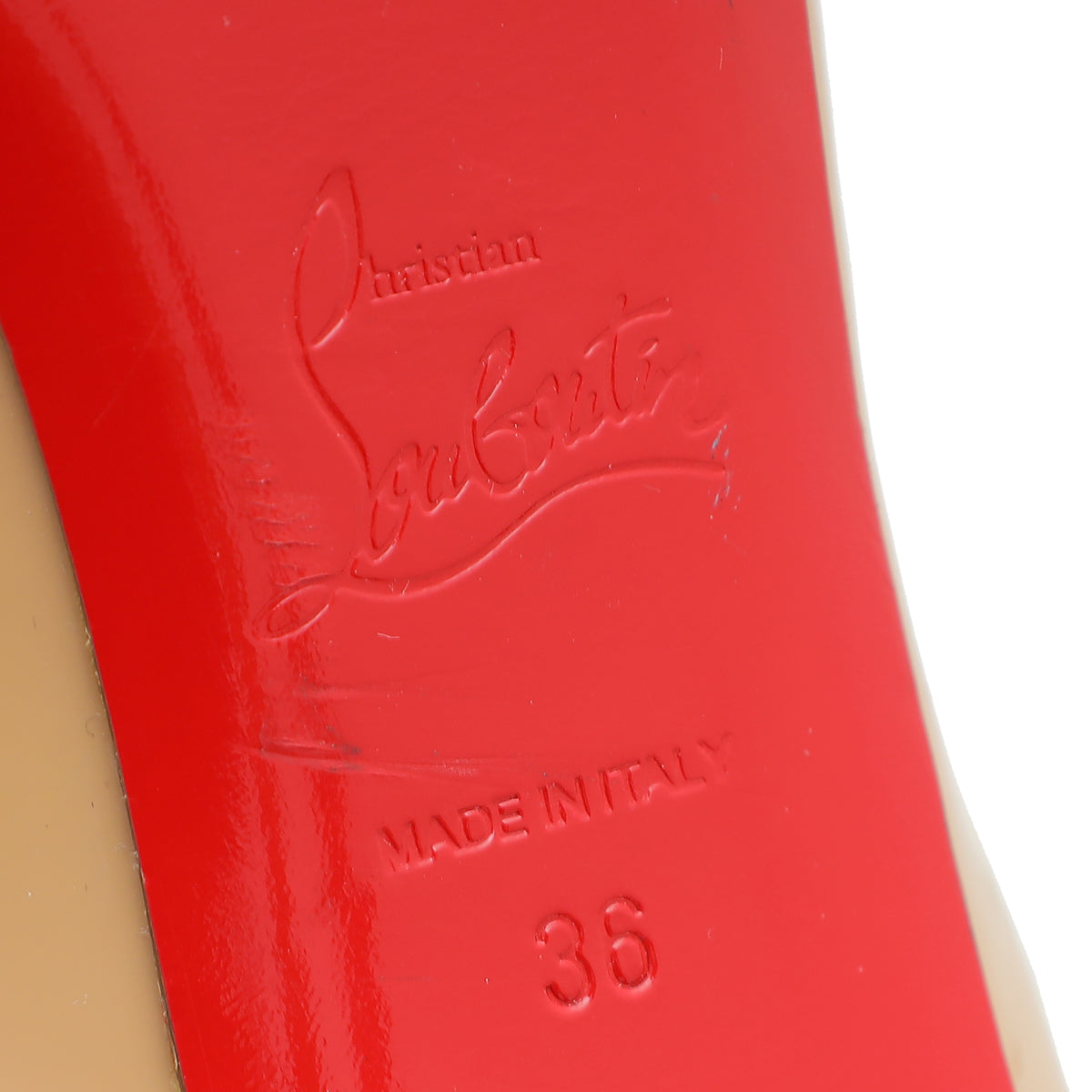 Christian Louboutin Nude New Very Prive 120 Pumps 36