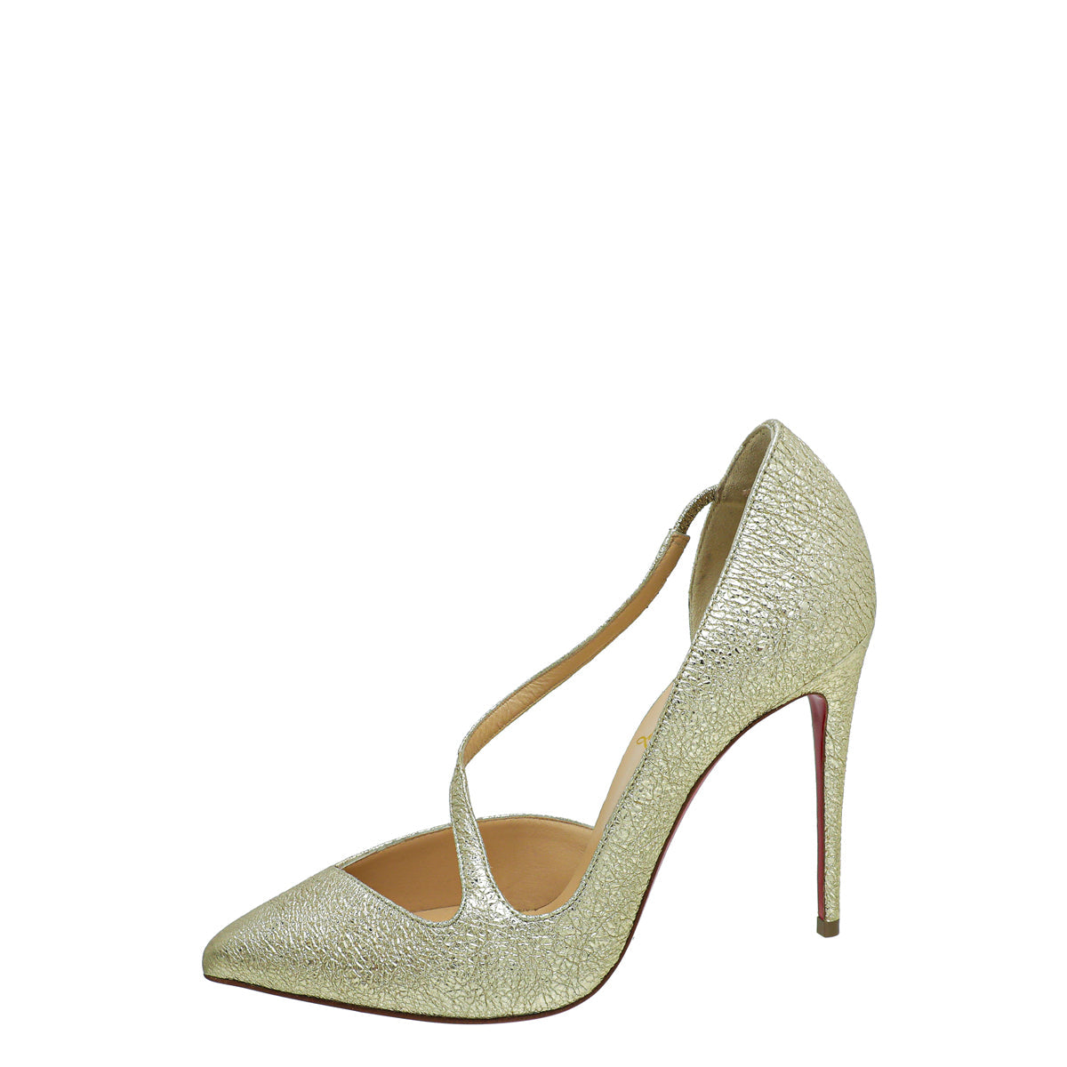 Christian Louboutin Metallic Gold Jumping Pump 36.5