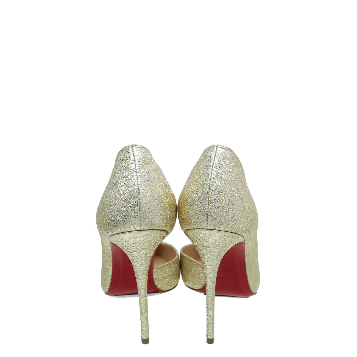 Christian Louboutin Metallic Gold Jumping Pump 36.5