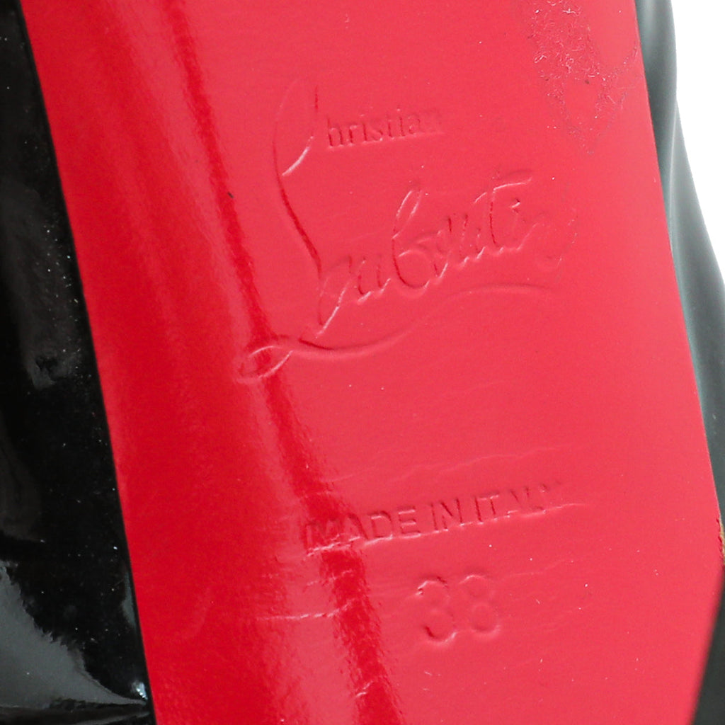 Christian Louboutin Black Very Prive Pump 38