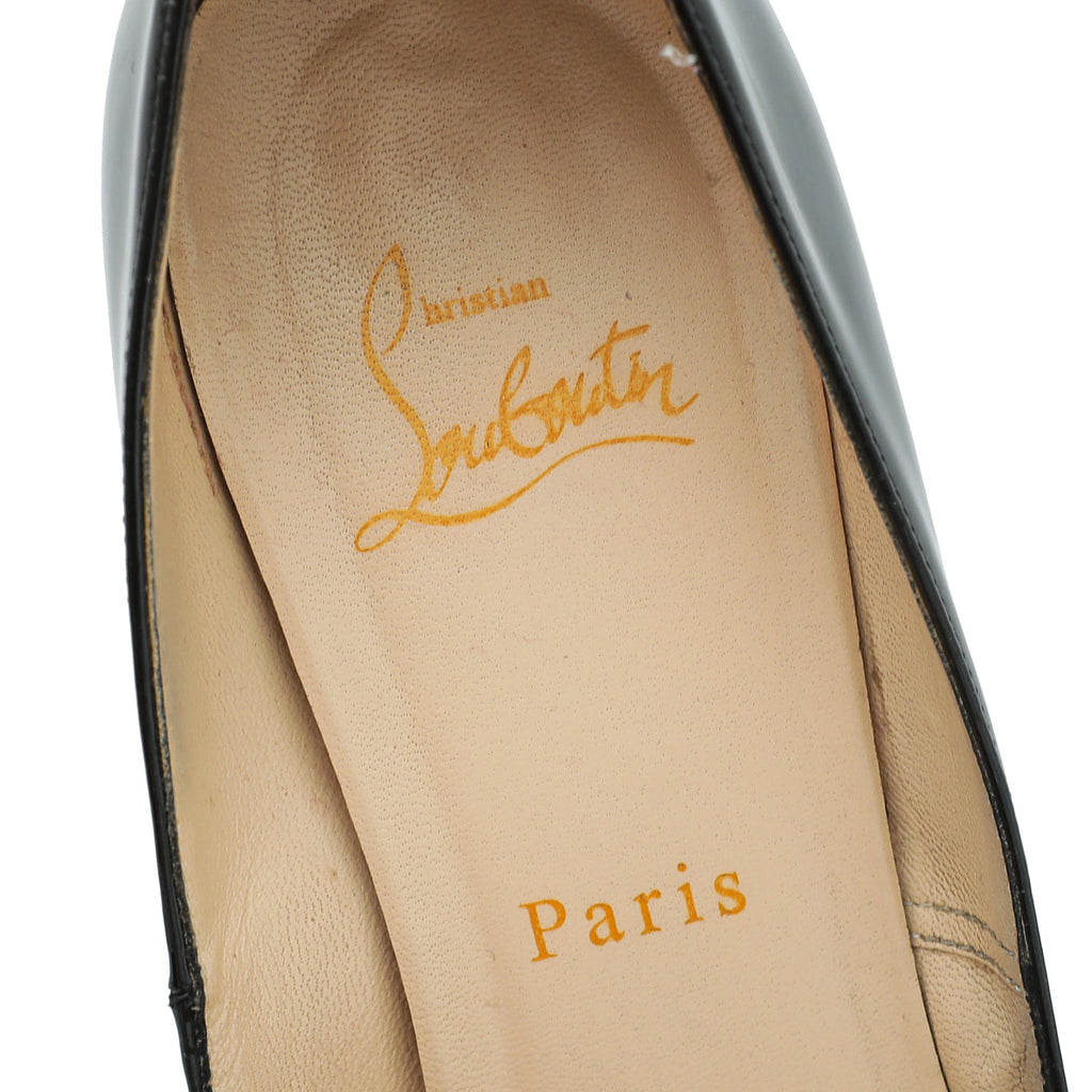 Christian Louboutin Black Very Prive Pump 38
