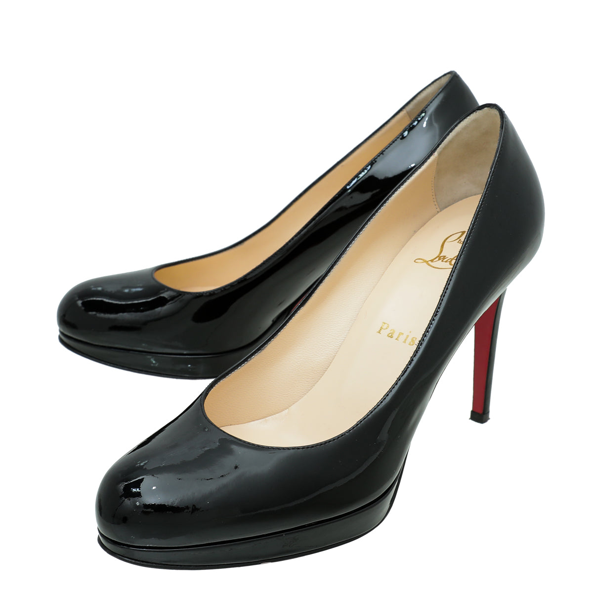 Christian Louboutin Black New Simple Pump 37