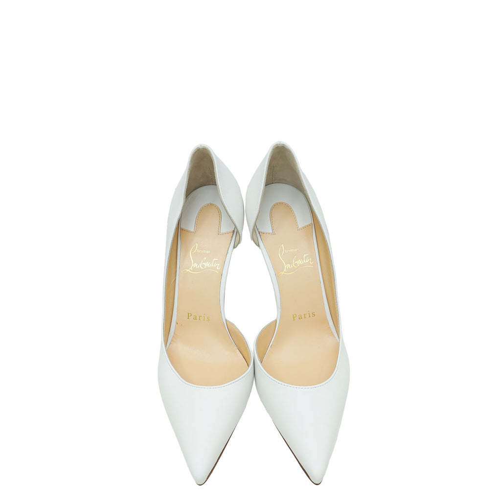 Christian Louboutin White Iriza Pump 37