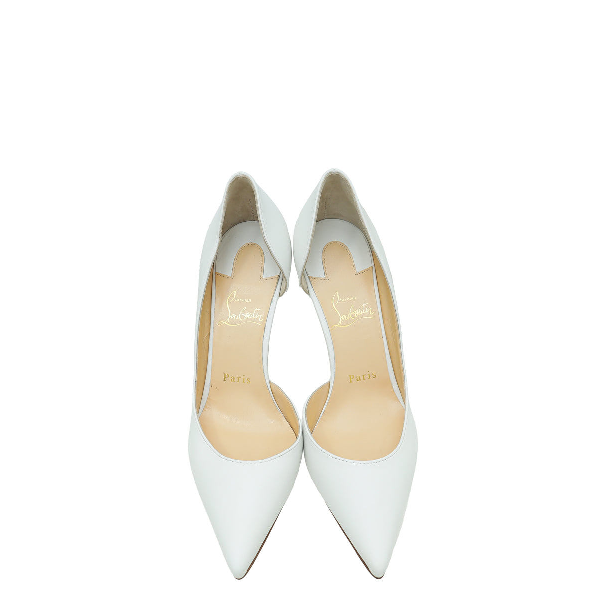 Christian Louboutin White Iriza Pump 37