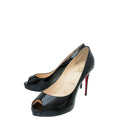 Christian Louboutin Black New Very Prive 100 Pumps 38.5