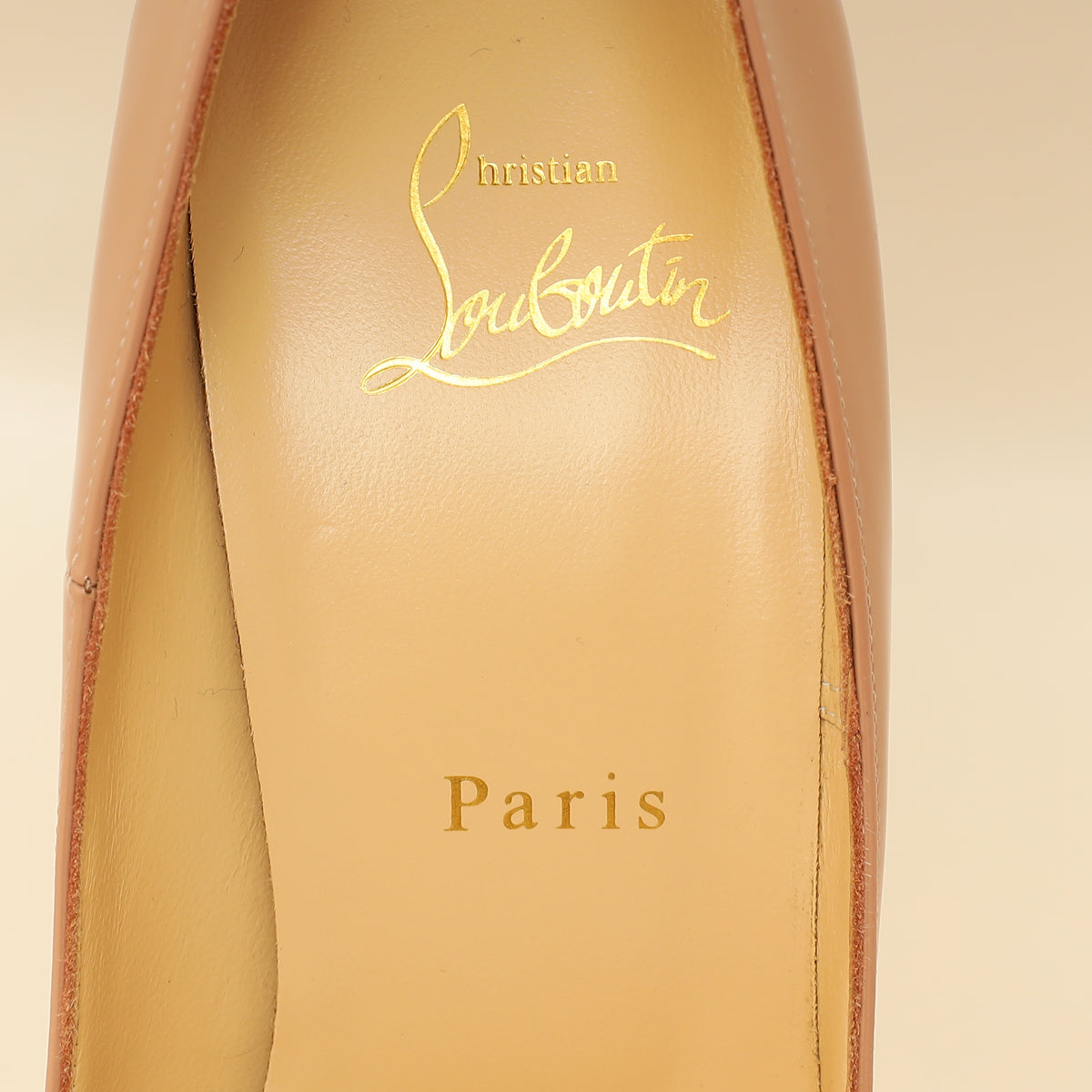 Christian Louboutin Nude So Kate 120 Pumps 38.5