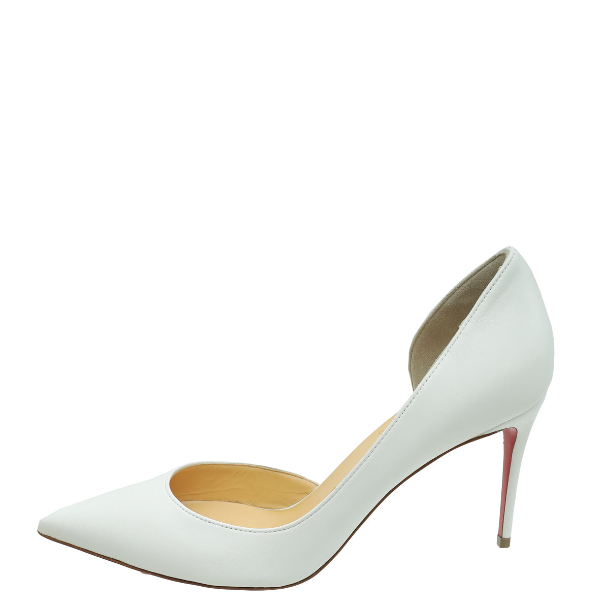 Christian Louboutin White Iriza 85 Pumps 39