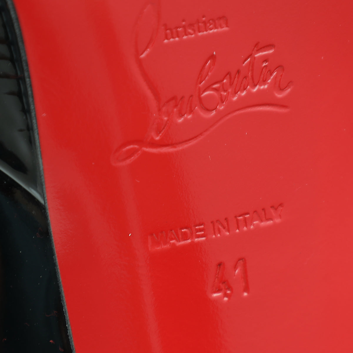 Christian Louboutin Black Filter Pump 41