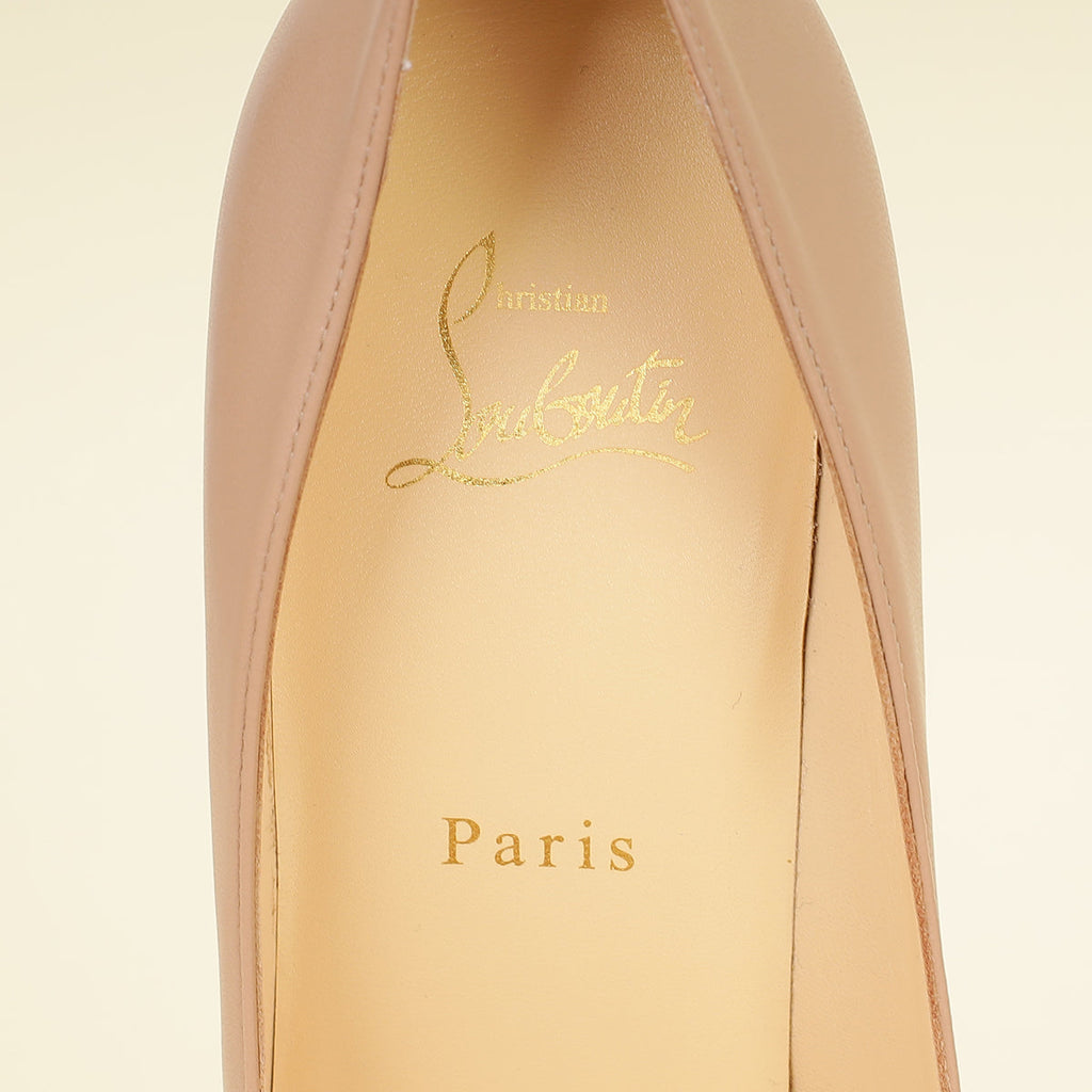 Christian Louboutin Nude Kate 100 Pumps 41