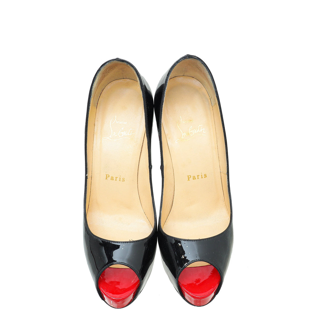 Christian Louboutin Bicolor New Very Prive 120 Pumps 36.5