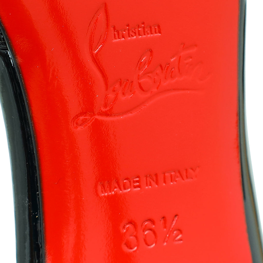 Christian Louboutin Black Iriza 100 Pump 36.5