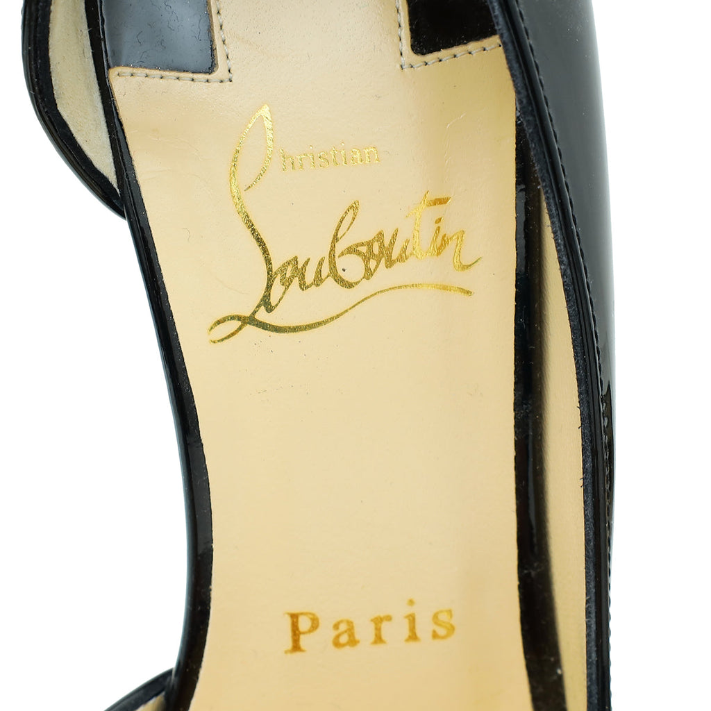 Christian Louboutin Black Iriza 100 Pump 36.5