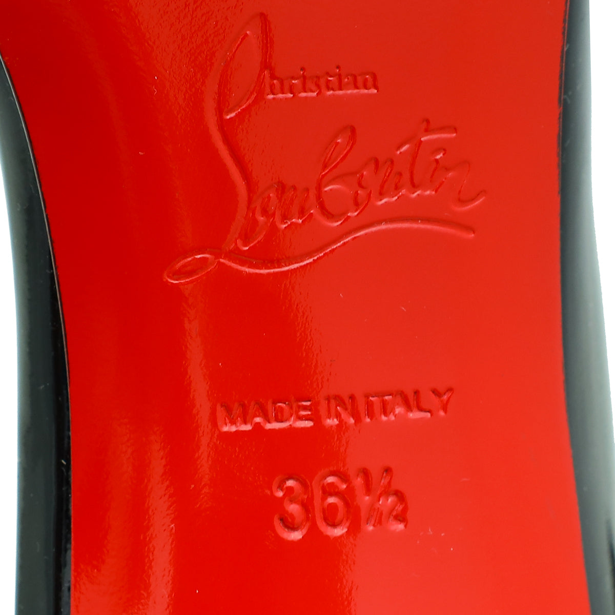 Christian Louboutin Black Iriza 85 Pump 36.5