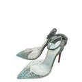 Christian Louboutin Black Multicolor Spikaqueen 100 Pump 36