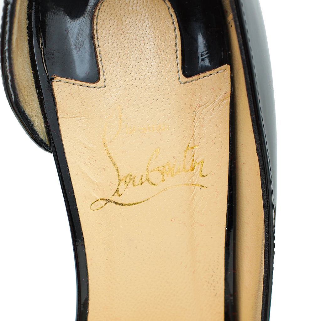 Christian Louboutin Black Iriza Pump 37.5