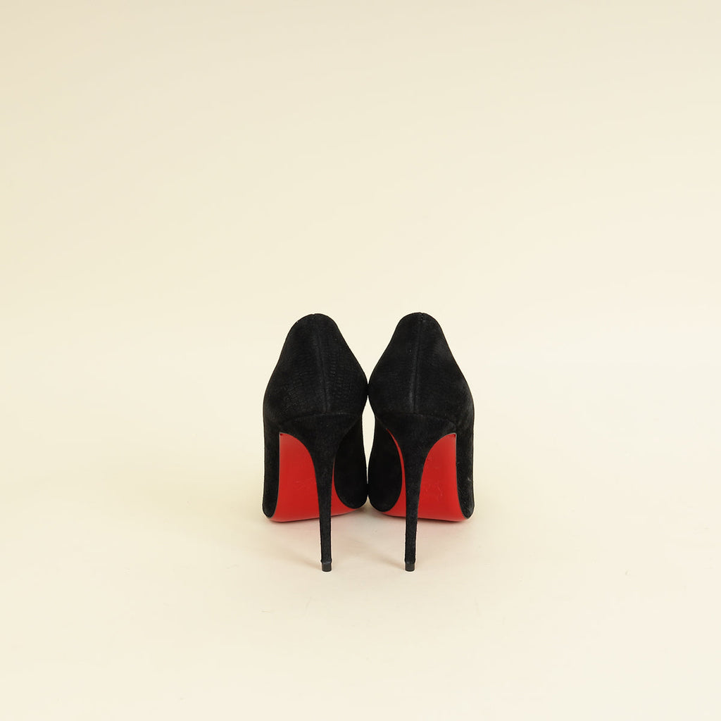 Christian Louboutin Black Kate 100mm Pumps 37.5