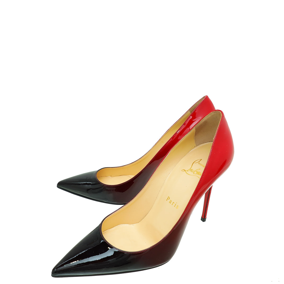 Christian Louboutin Bicolor Ombre So Kate 100 Pumps 37.5