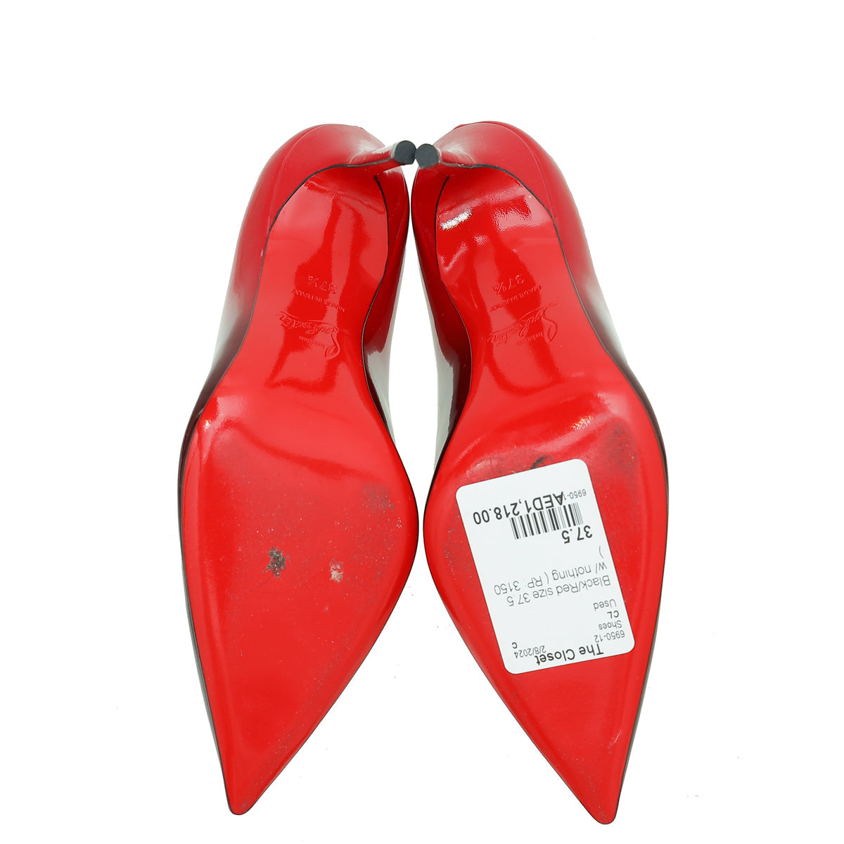Christian Louboutin Bicolor Ombre So Kate 100 Pumps 37.5