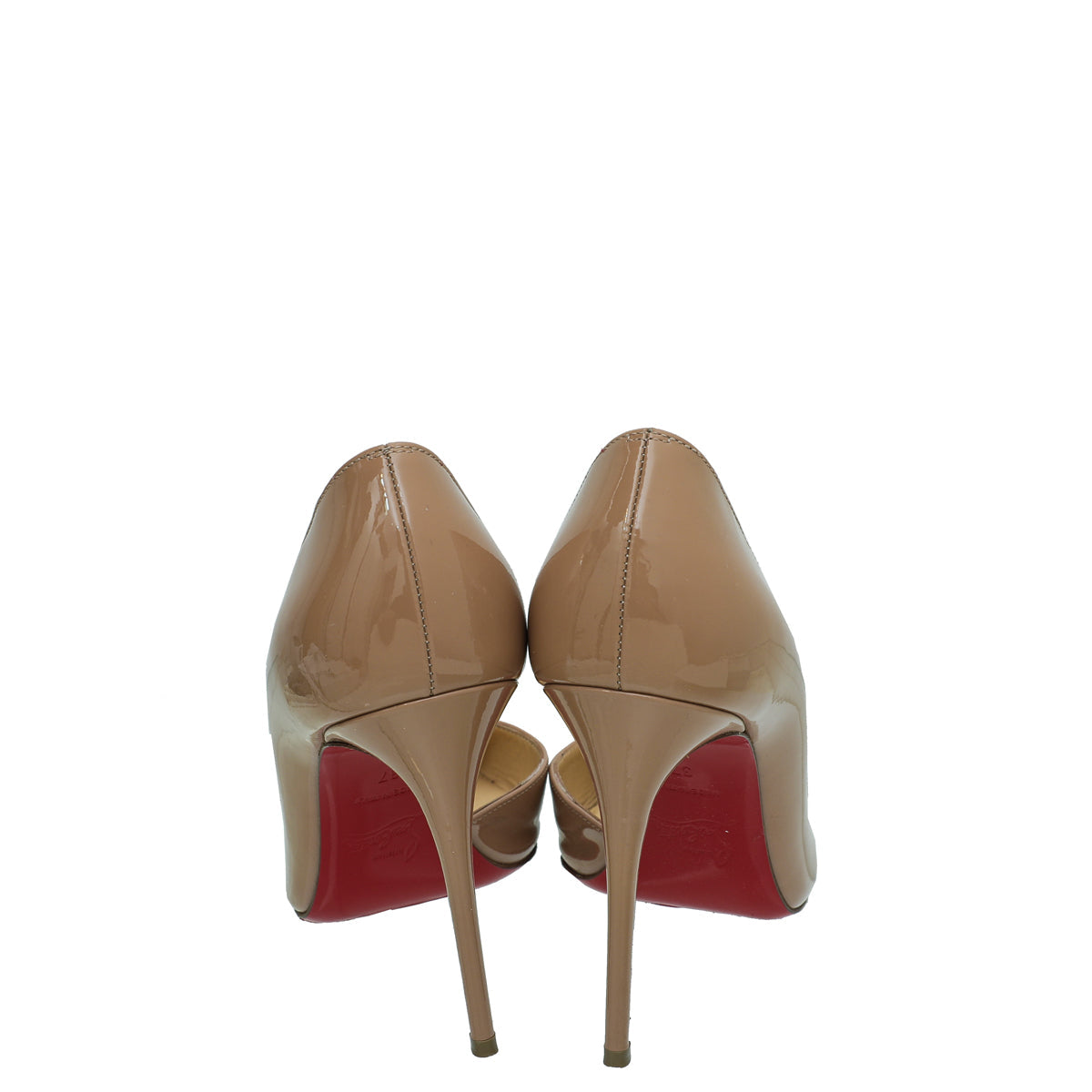 Christian Louboutin Nude Iriza 100 Pumps 37