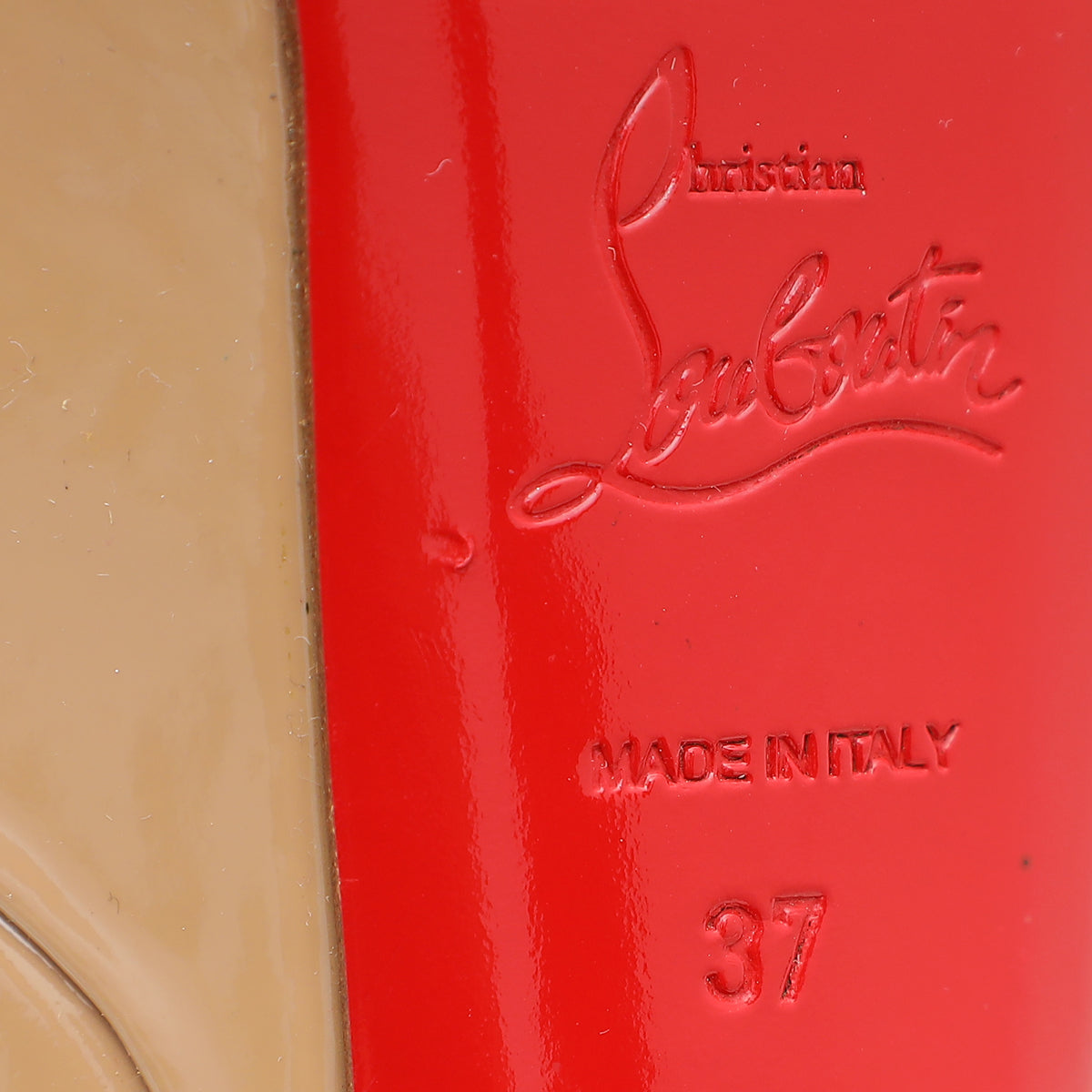 Christian Louboutin Nude Jamie 160 Pumps 37