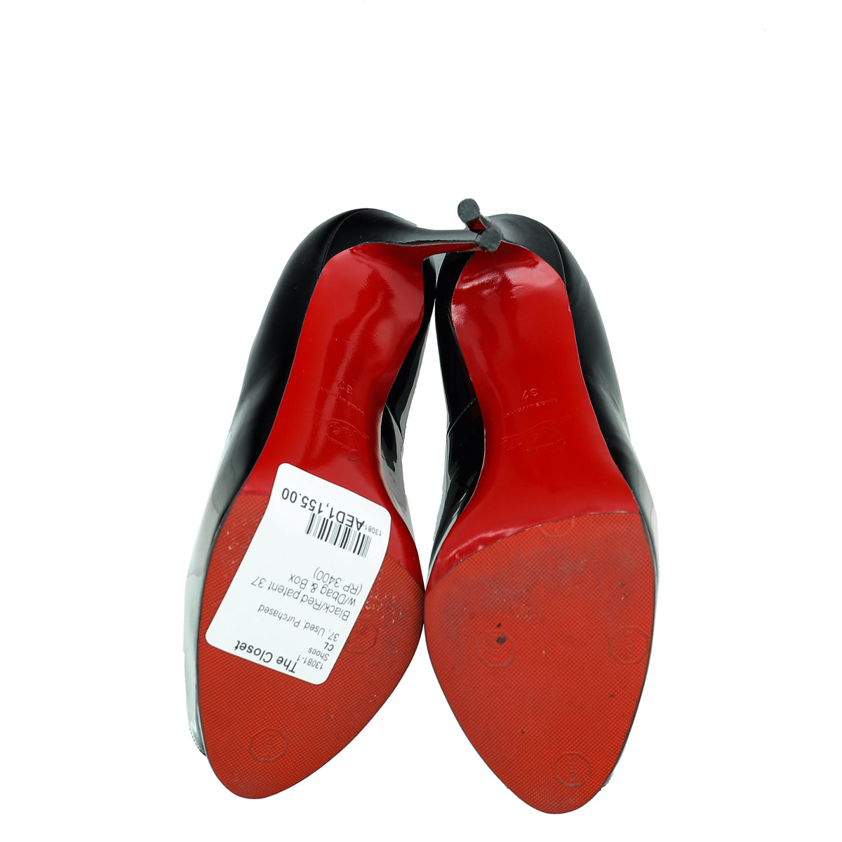 Christian Louboutin Bicolor New Very Prive 120 Pumps 37