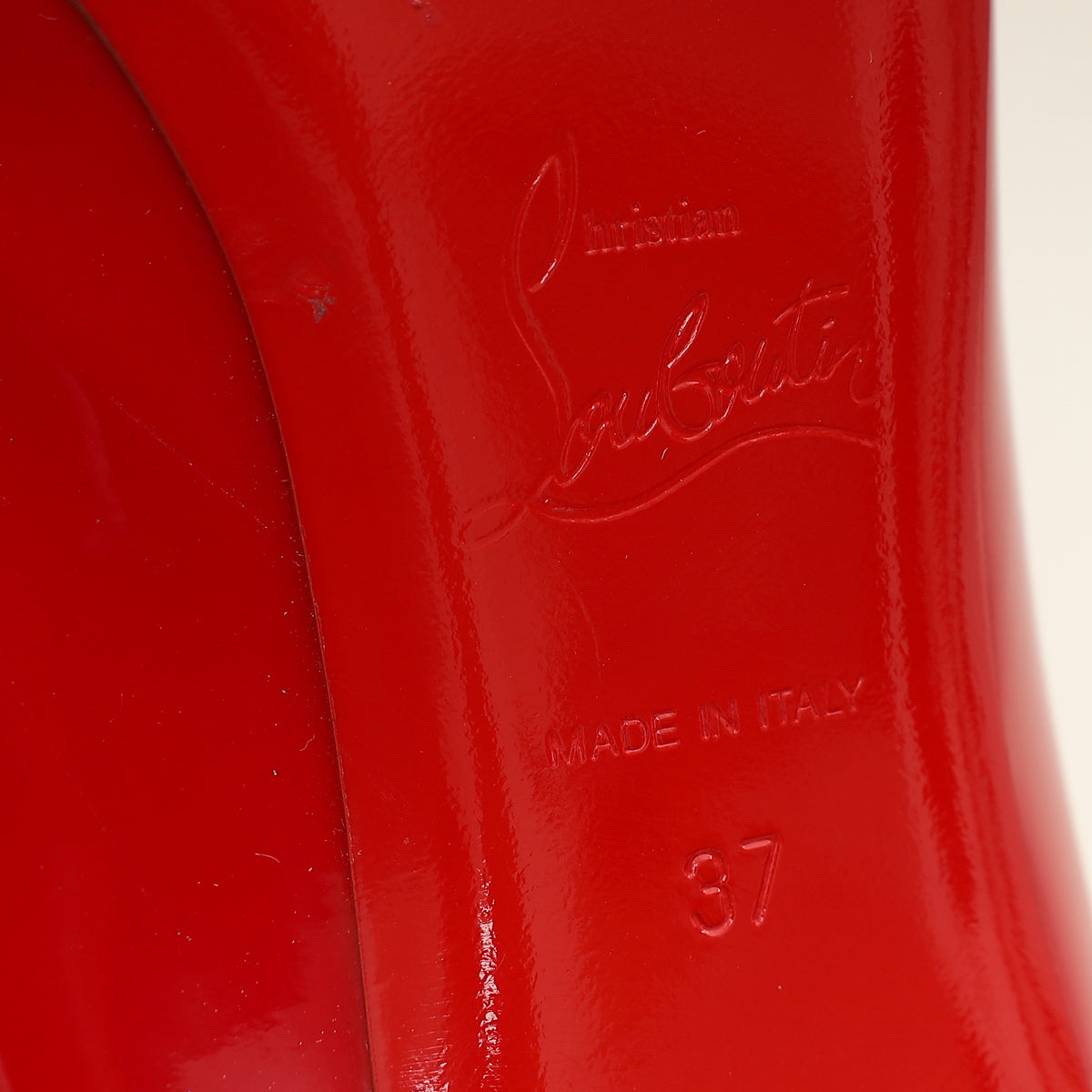 Christian Louboutin Red Kate 85 Pumps 37
