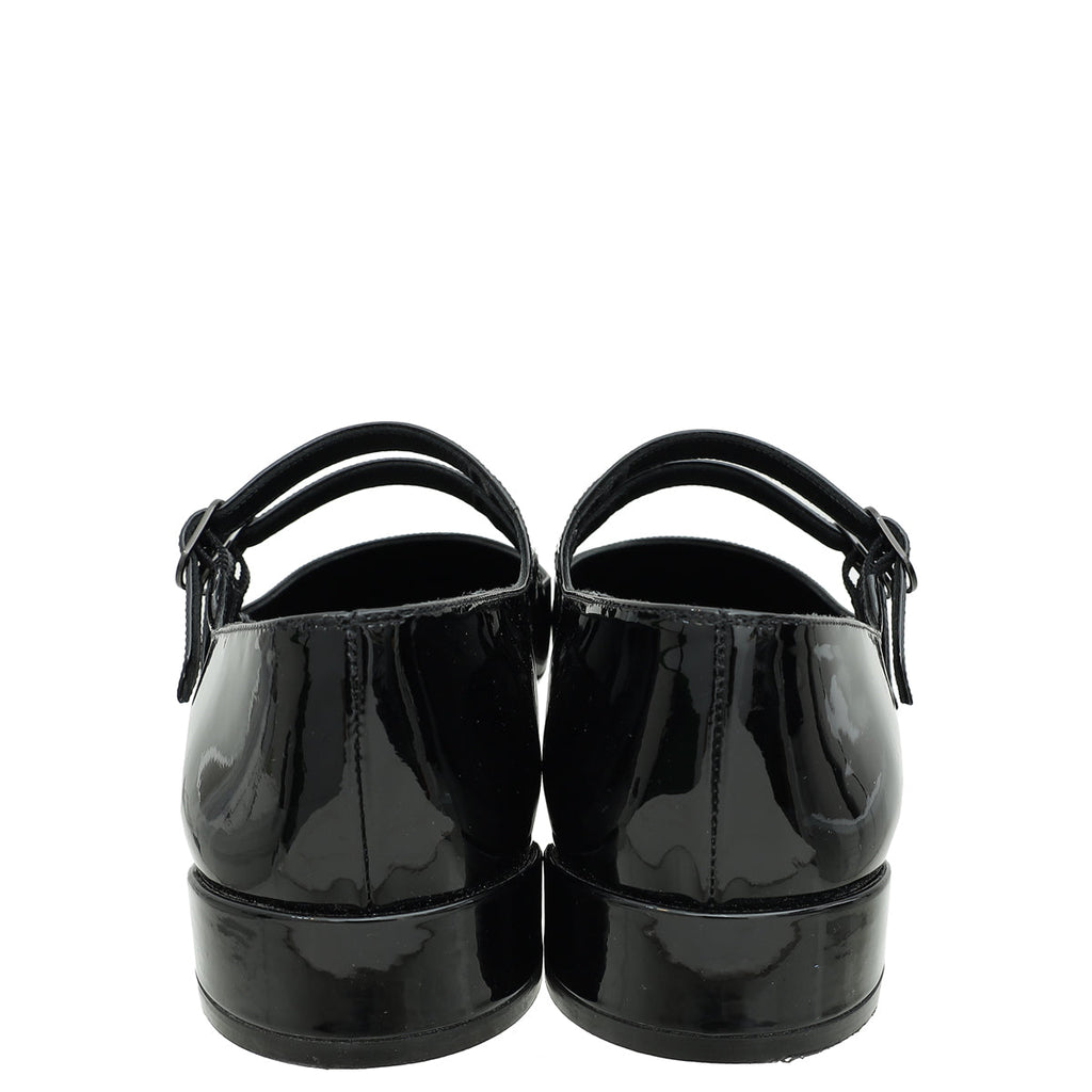 Christian Louboutin Black Sweet Jane Ballerinas 37