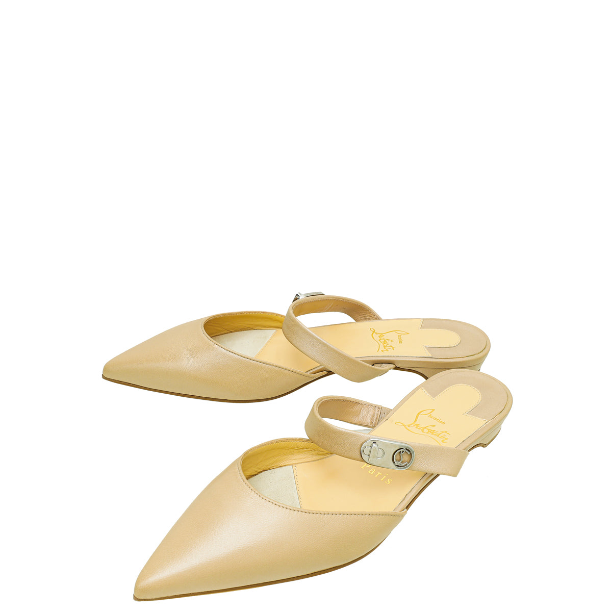 Christian Louboutin Nude Choc Lock Mule 37