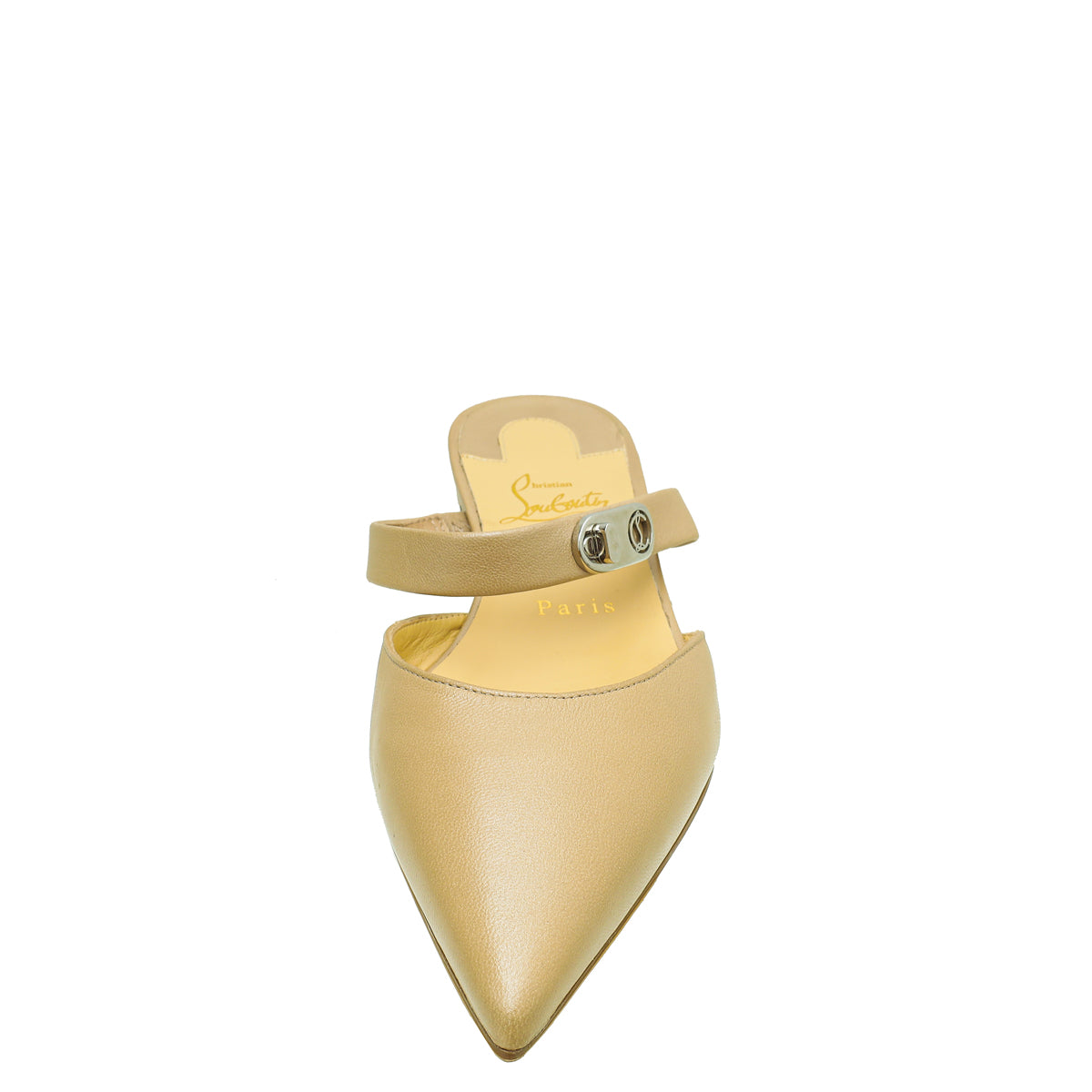 Christian Louboutin Nude Choc Lock Mule 37