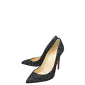 Christian Louboutin Bicolor Mesh Glittered Pigalle Pumps 37