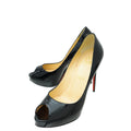 Christian Louboutin Black New Very Prive 120 Pumps 38