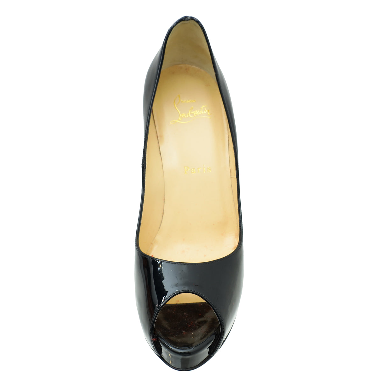 Christian Louboutin Black New Very Prive 120 Pumps 38