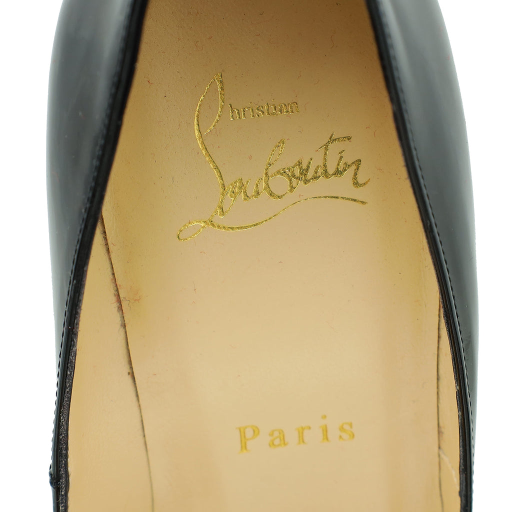 Christian Louboutin Black New Very Prive 120 Pumps 38