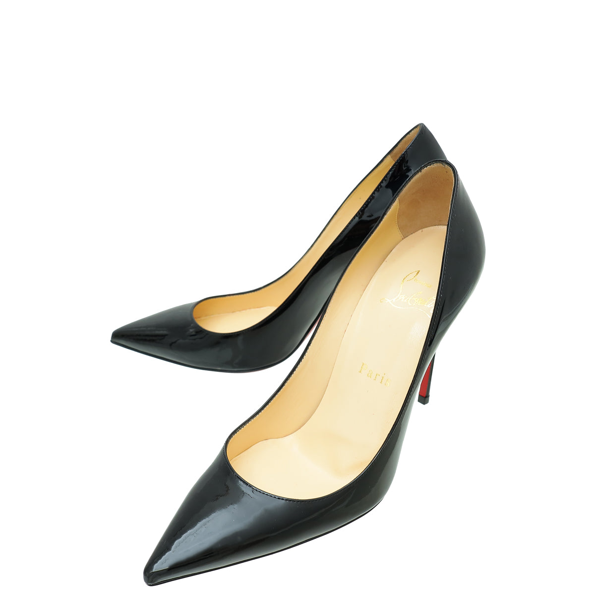Christian Louboutin Black Decollete 554 100 Pump 38