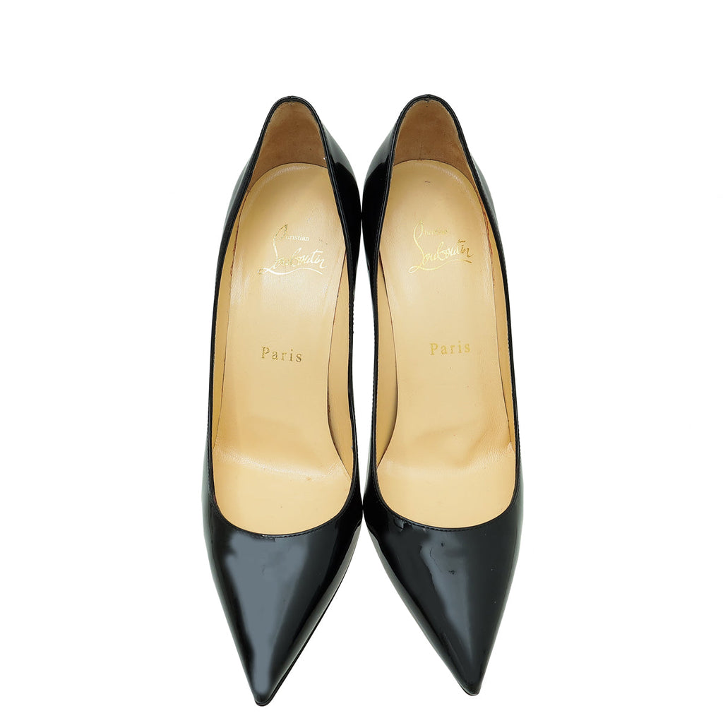 Christian Louboutin Black Decollete 554 100 Pump 38