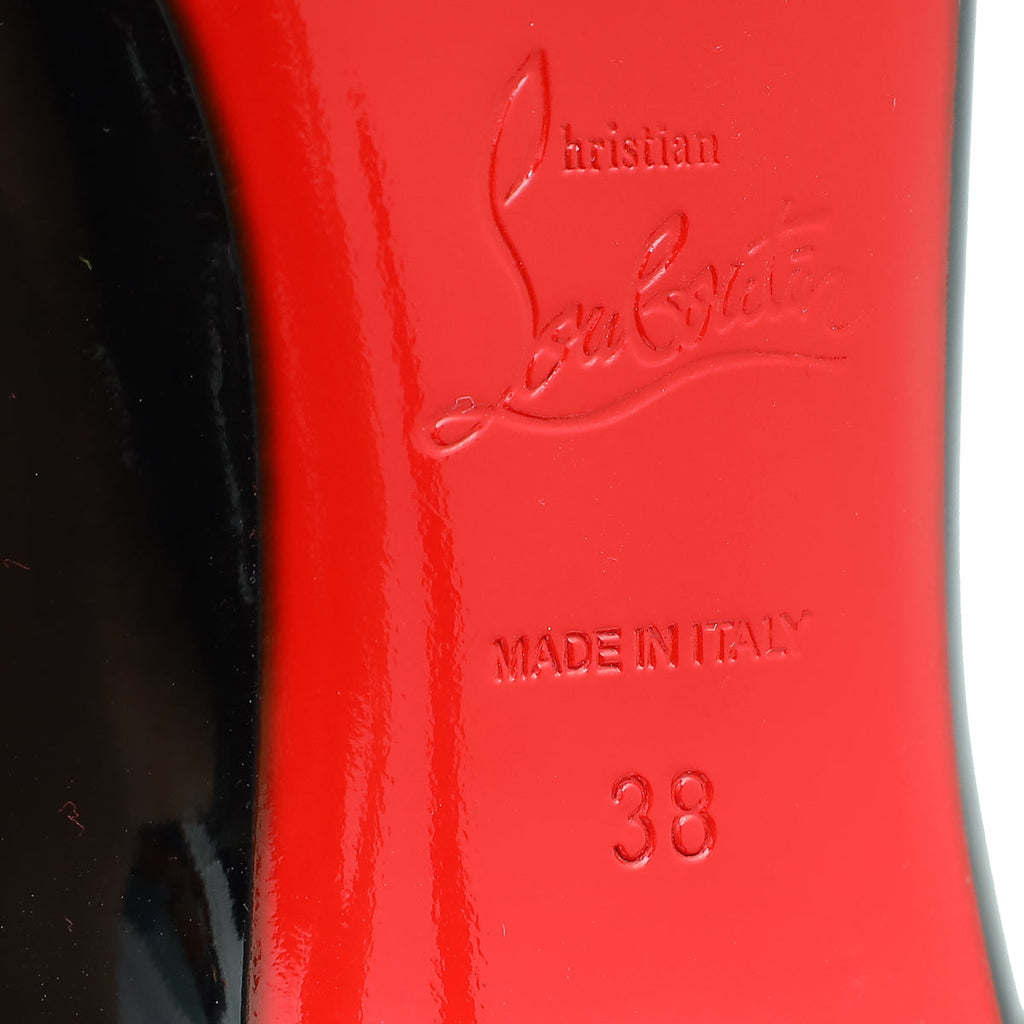 Christian Louboutin Black Decollete 554 100 Pump 38