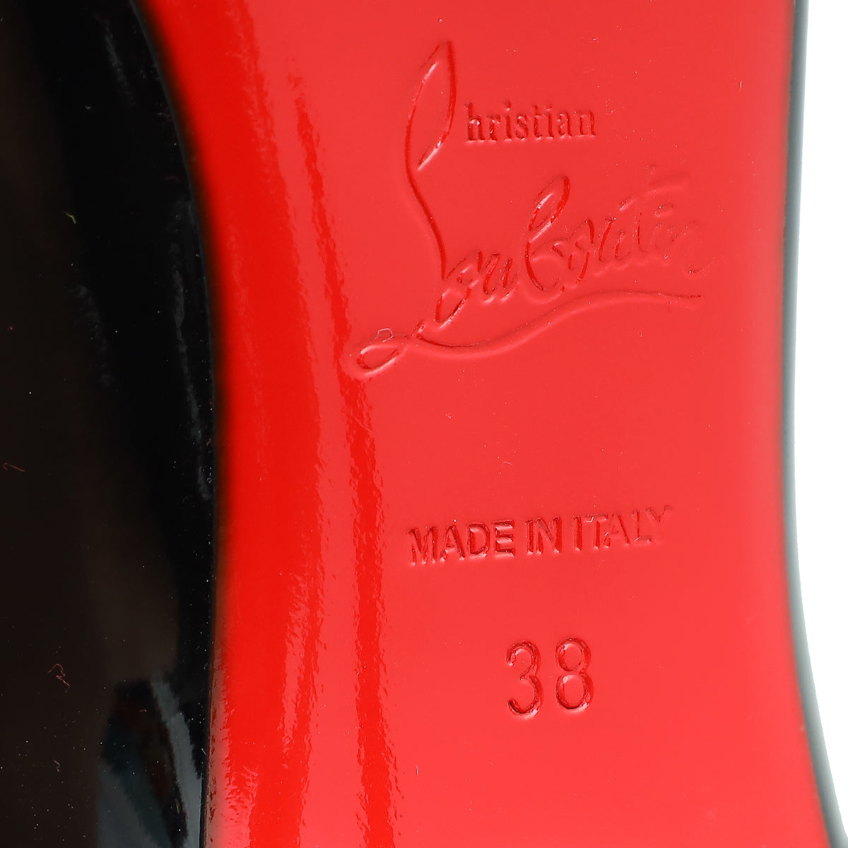 Christian Louboutin Black Decollete 554 100 Pump 38