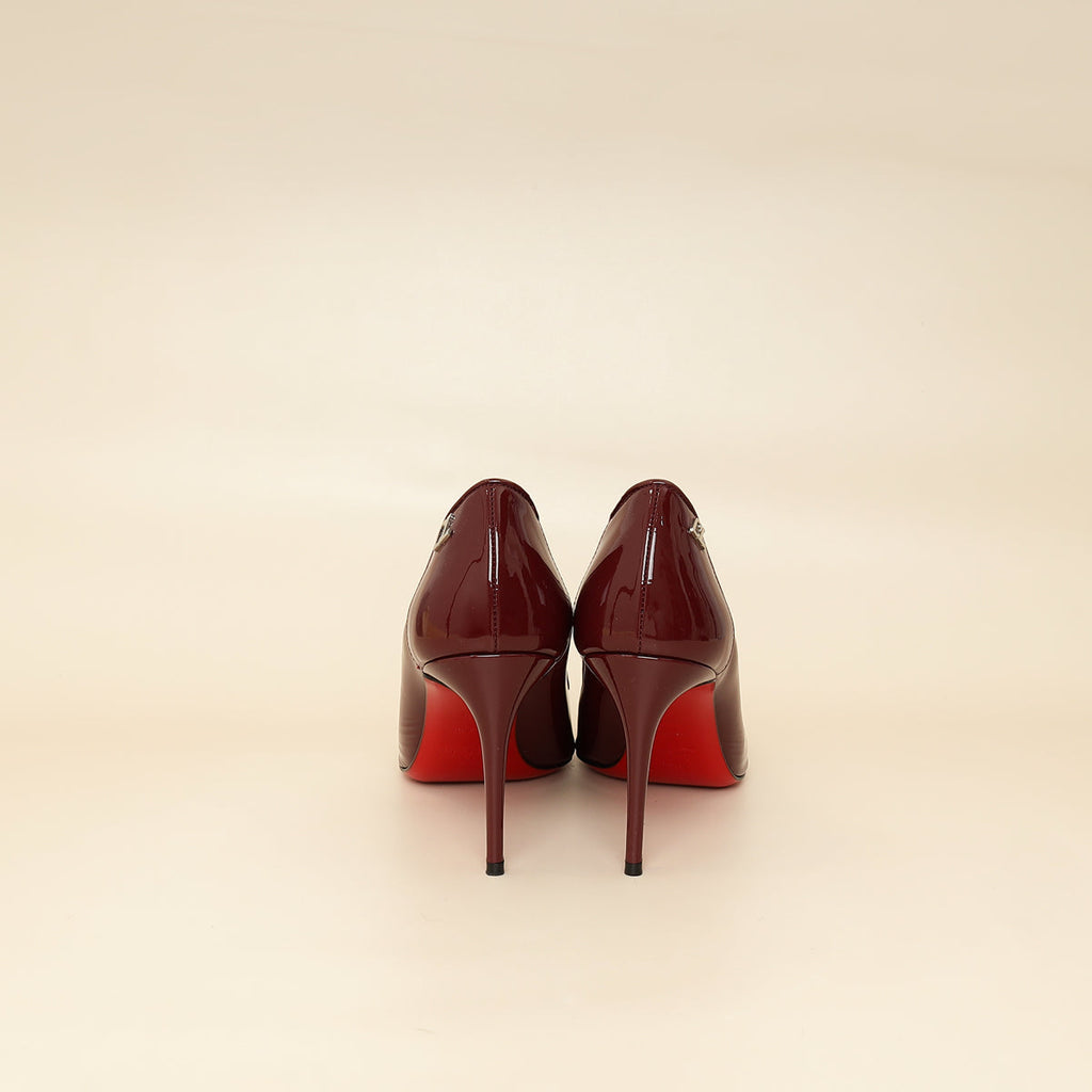 Christian Louboutin Bordeaux Sporty Kate Pump 39.5