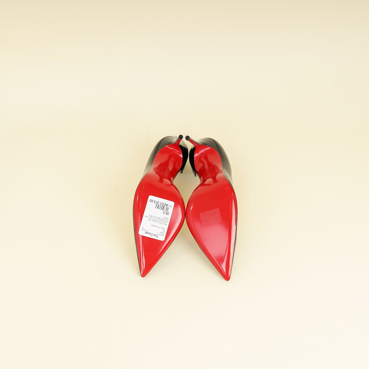 Christian Louboutin Black Iriza 105 Pumps 39.5