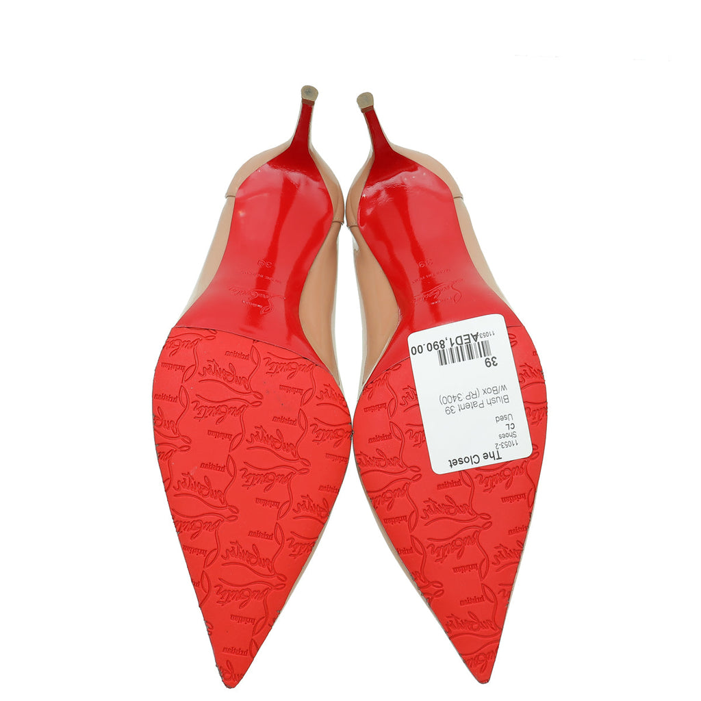 Christian Blush Louboutin Sporty Kate 85 Pump 39