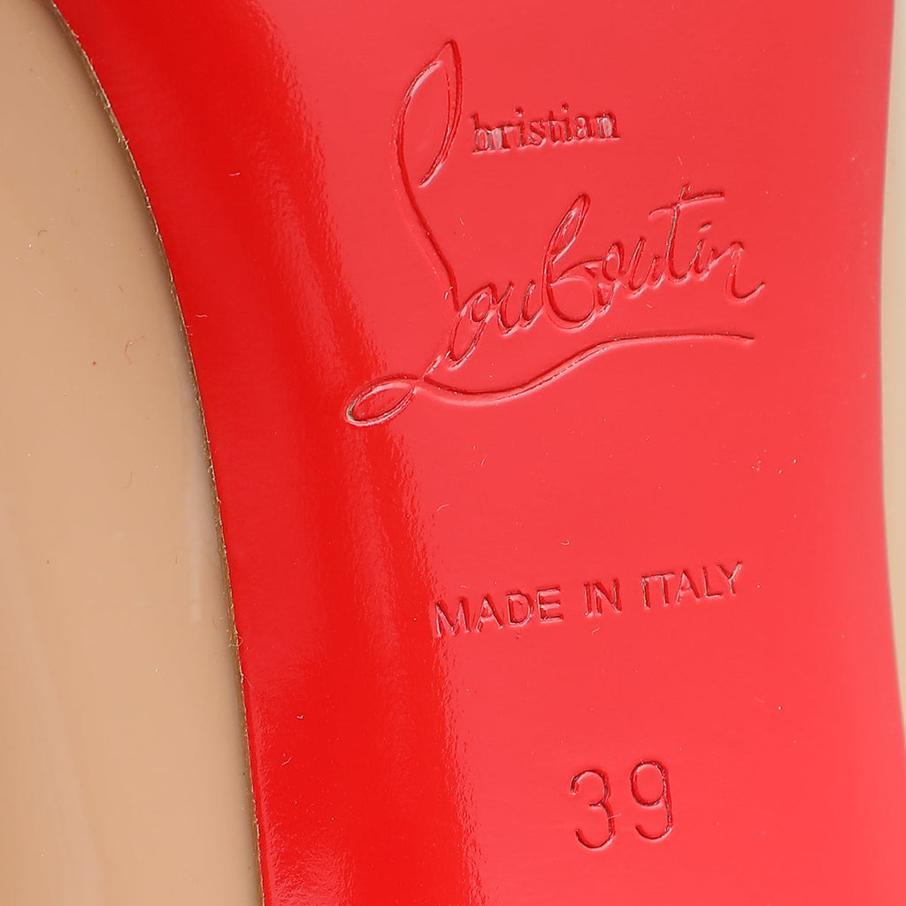 Christian Blush Louboutin Sporty Kate 85 Pump 39