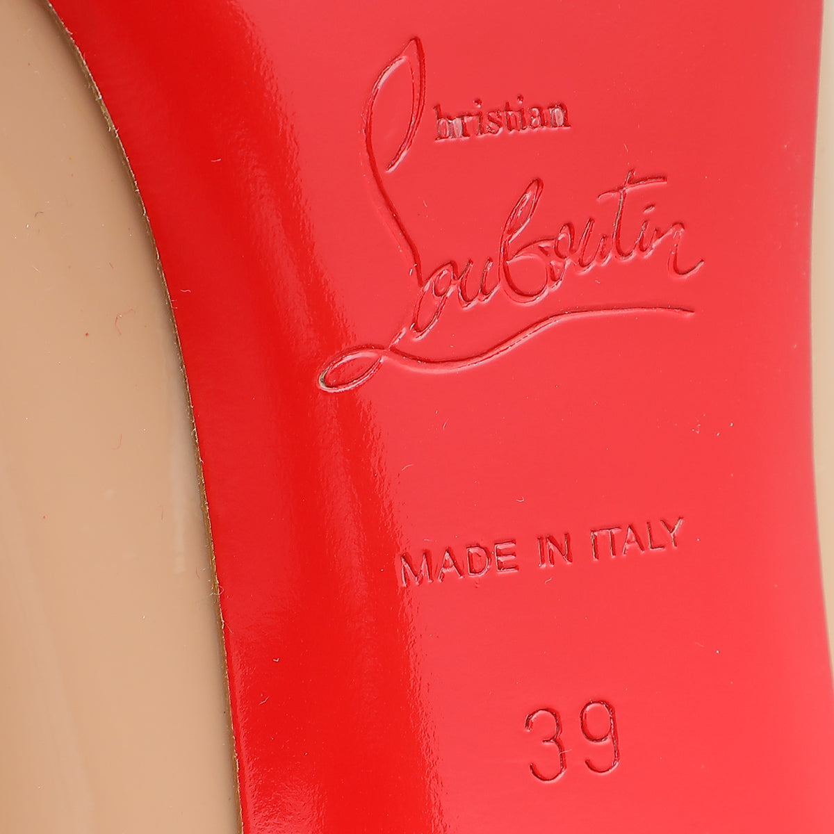Christian Blush Louboutin Sporty Kate 85 Pump 39