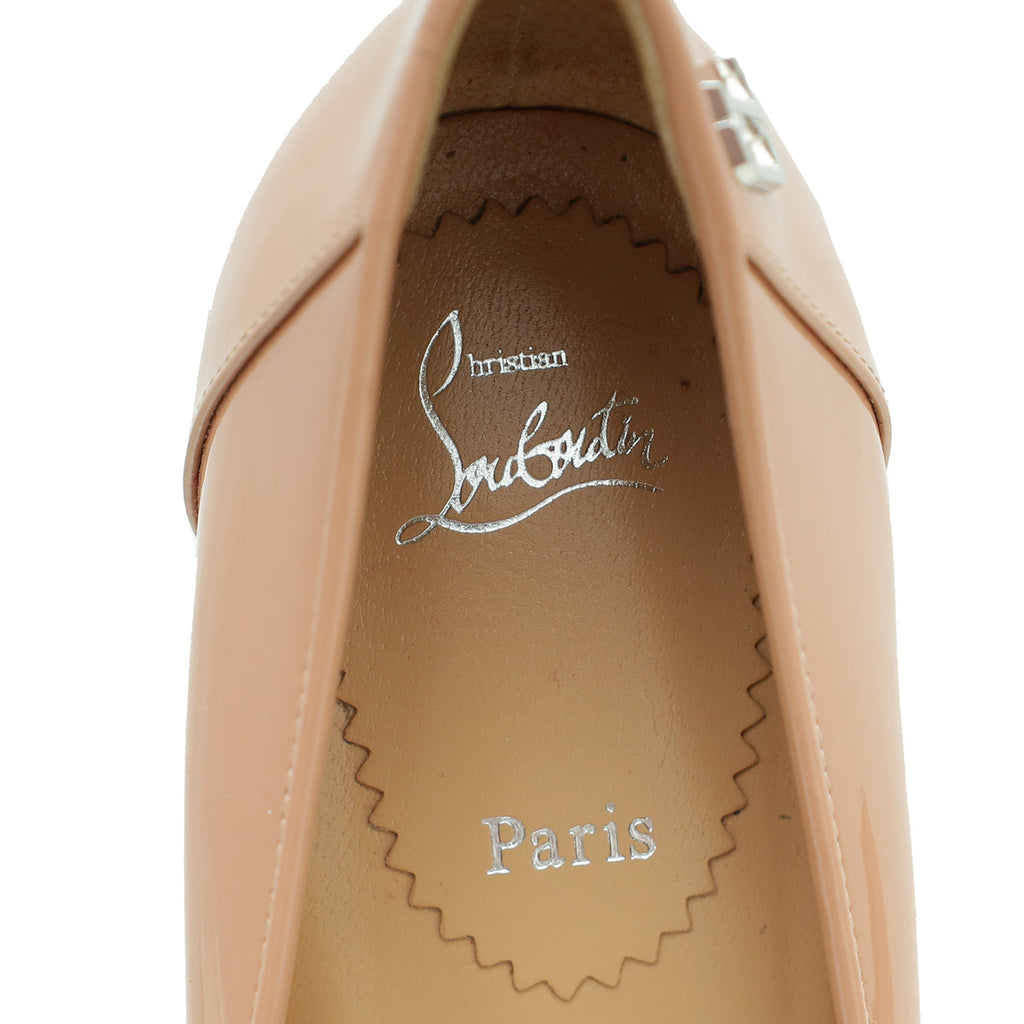 Christian Blush Louboutin Sporty Kate 85 Pump 39