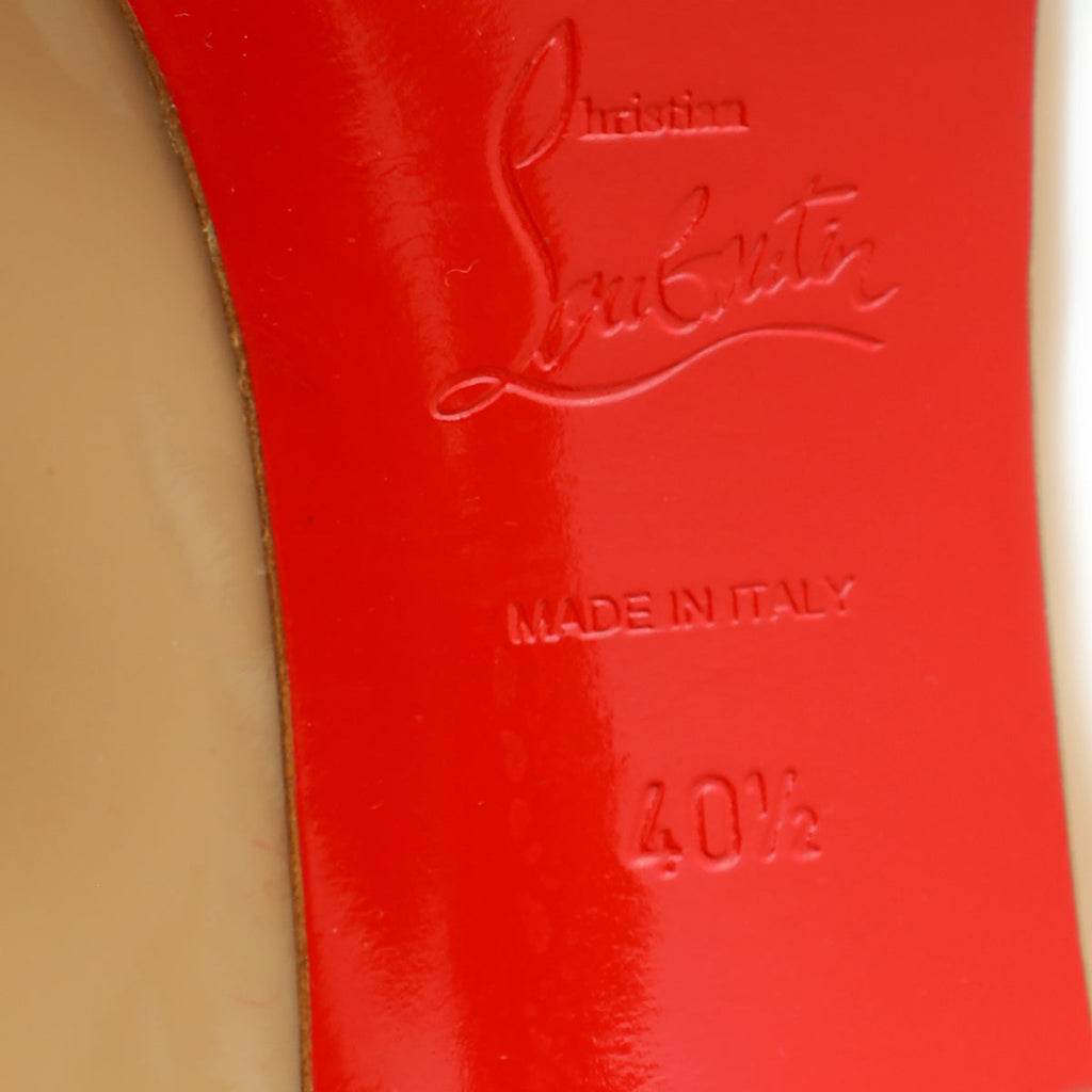 Christian Louboutin Nude New Very Prive 100 Pump 40.5