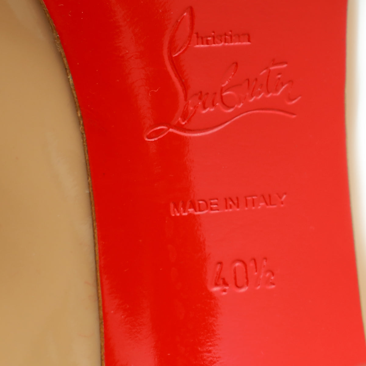 Christian Louboutin Nude New Very Prive 100 Pump 40.5