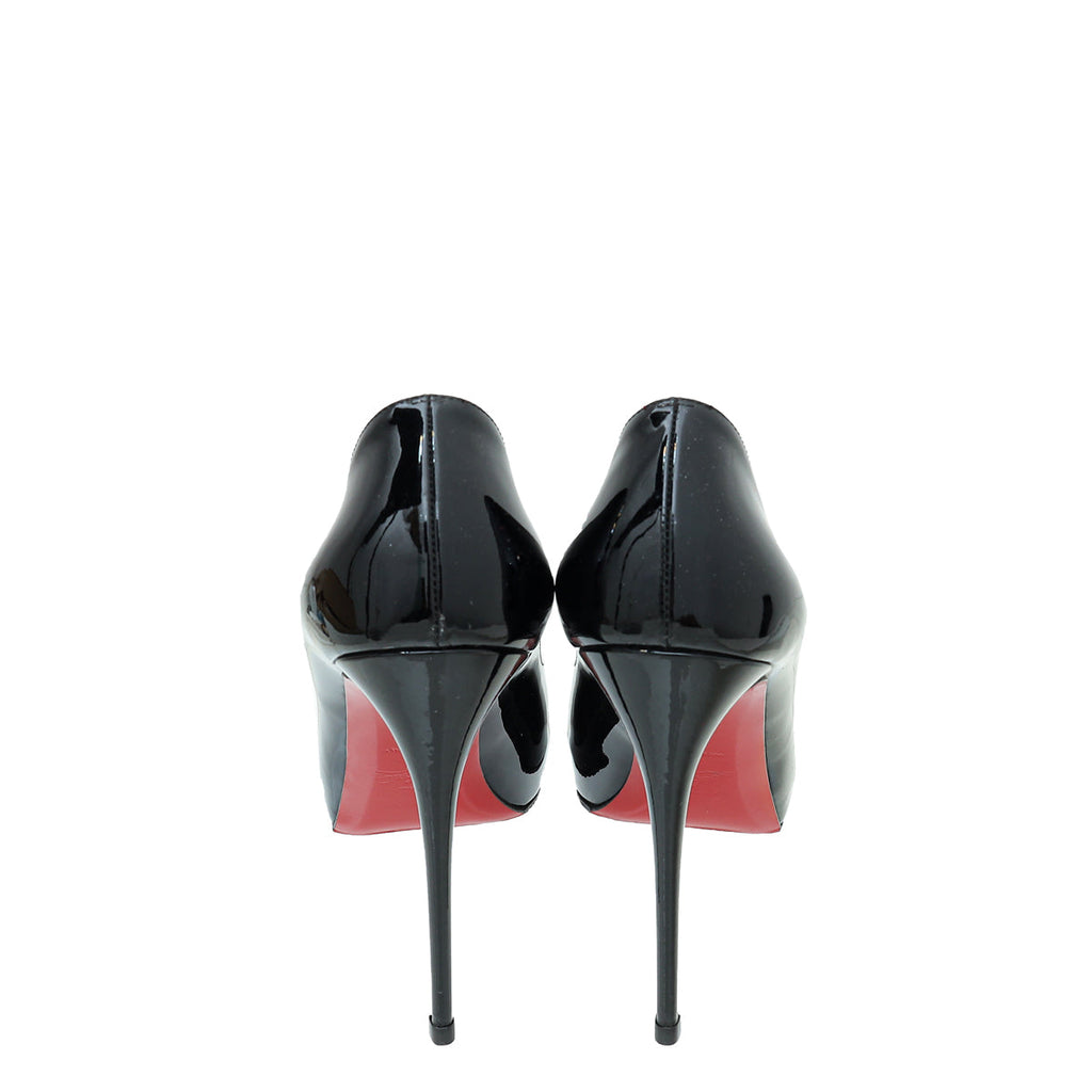 Christian Louboutin Black New Very Prive 120 Pumps 40