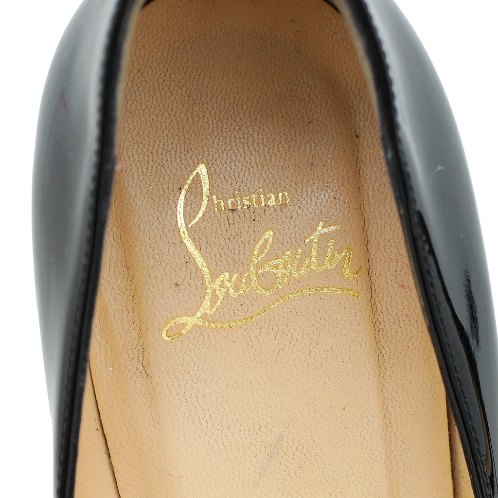 Christian Louboutin Black New Very Prive 120 Pumps 40
