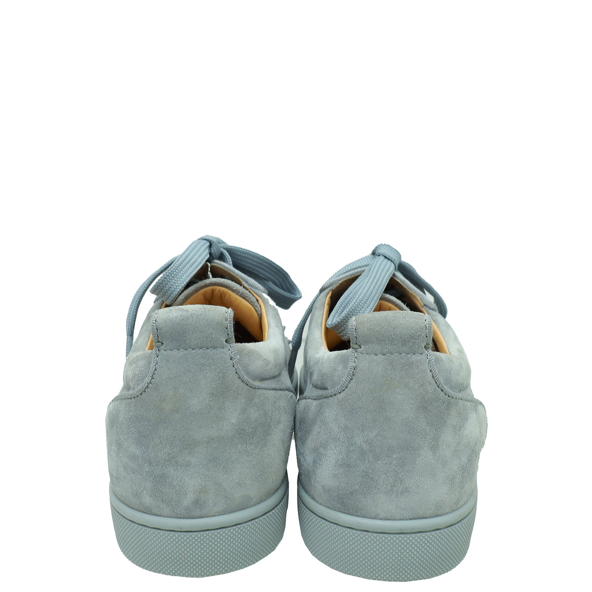 Christian Louboutin Grey Louis Junior Spike Sneakers 40