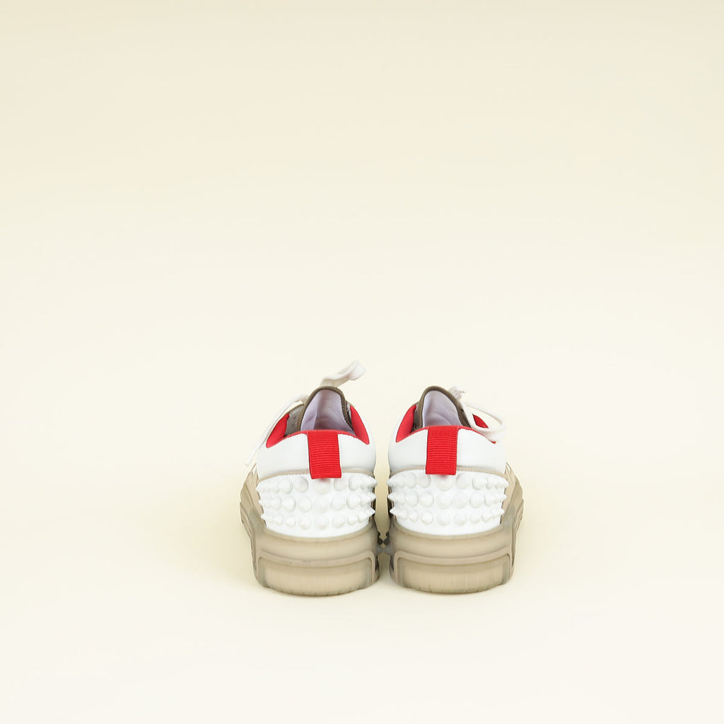 Christian Louboutin Bicolor Astroloubi Low-top Sneakers 41