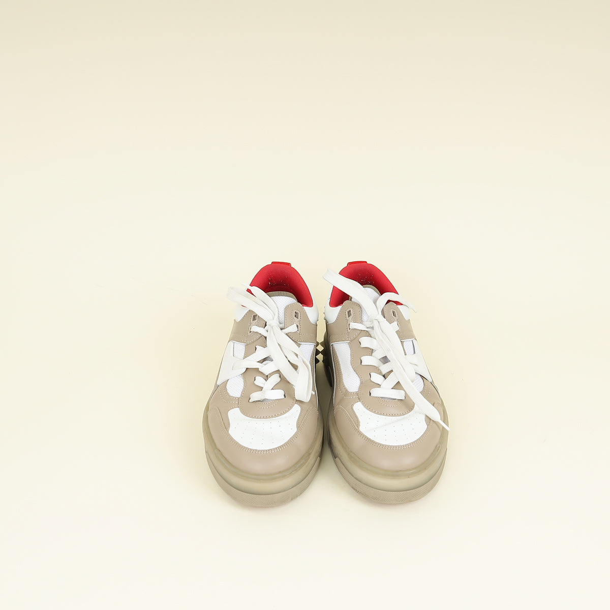 Christian Louboutin Bicolor Astroloubi Low-top Sneakers 41
